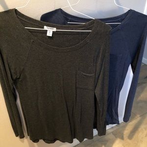 Old navy LS pocket tee